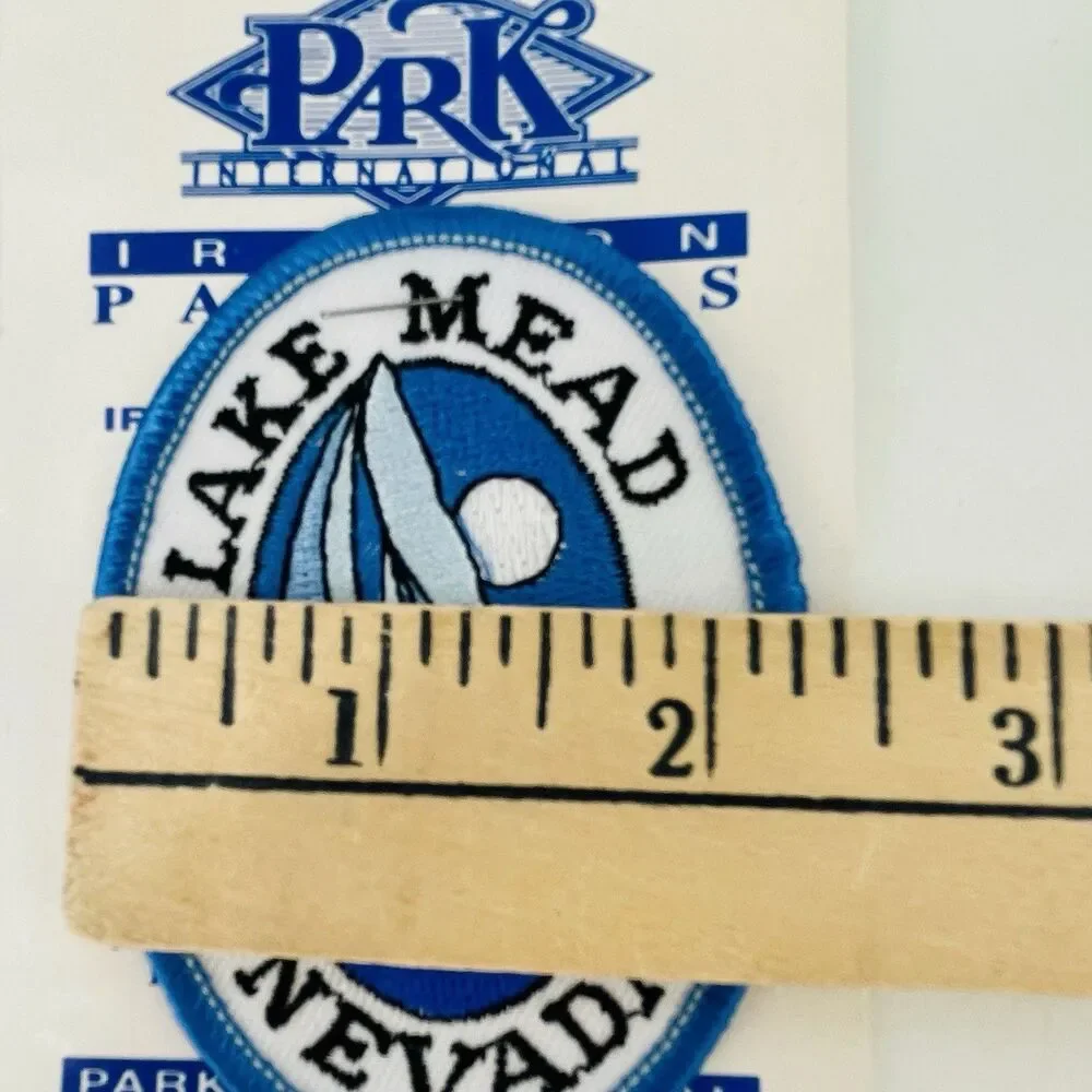 Vtg Lake Mead Nevada Travel Patch Park International Sailboat Souvenir NOS